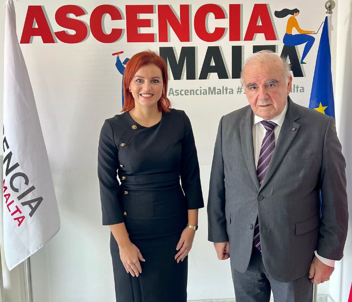 Dr. George Vella, former President of Malta, attending an educational guest session at Ascencia Malta